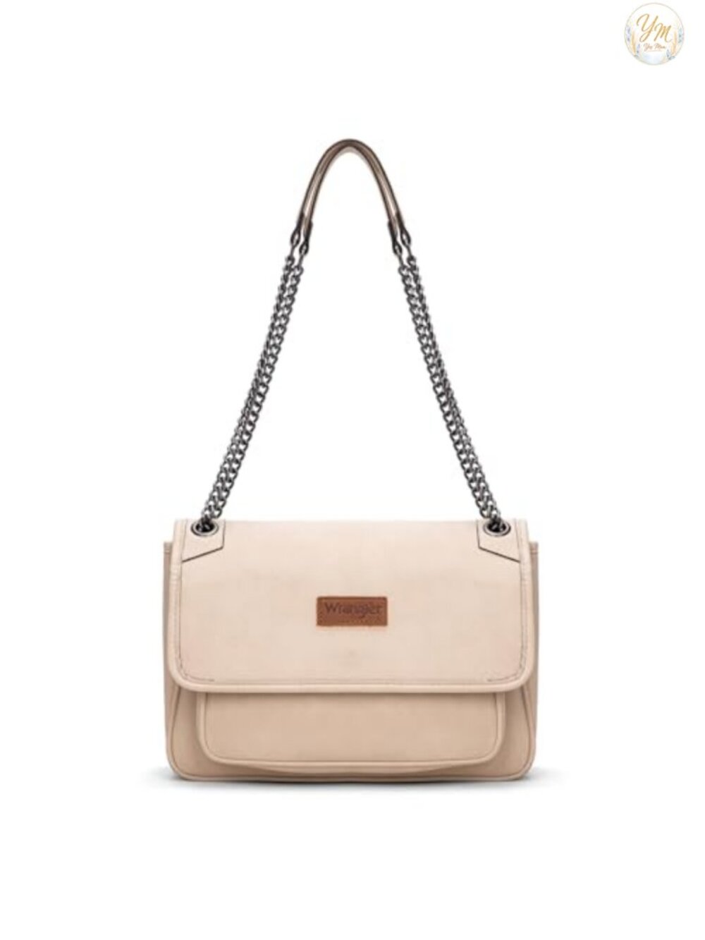 Faux Suede Satchel Shoulder Bag Convertible Chain Crossbody Purse